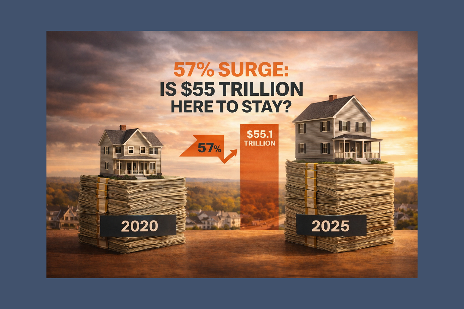 Housing Sees 57% Surge in Value